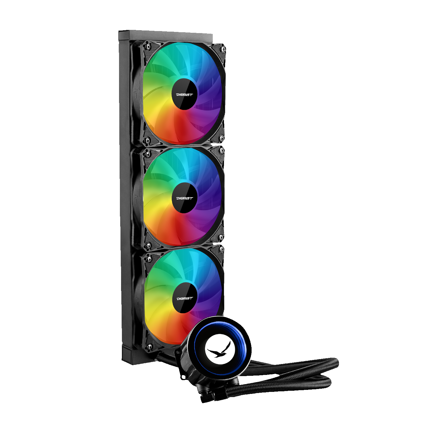 Digifast AIO Notos Liquid CPU Cooler N36 360 mm Radiator Sync AMD Intel