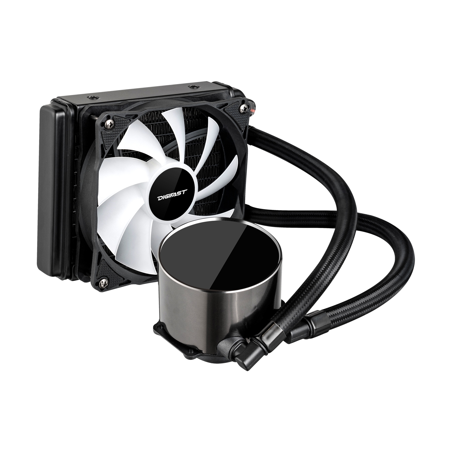 Digifast AIO Notos Liquid CPU Cooler N12 120 mm Radiator Sync AMD Intel