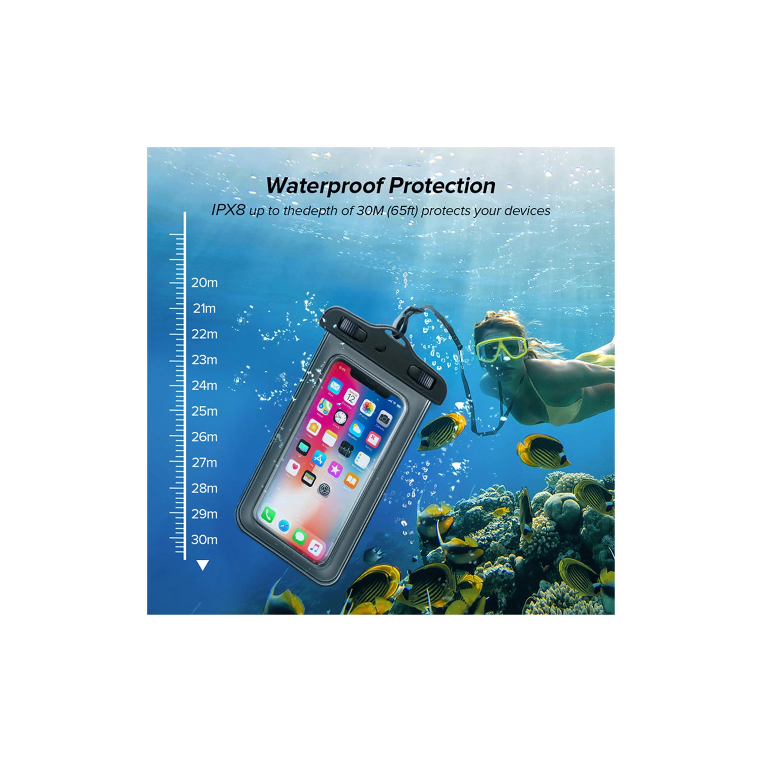 Universal Waterproof Case Swim Cover Pouch Bag Mobile Phone Coque Water Proof Case For iPhone