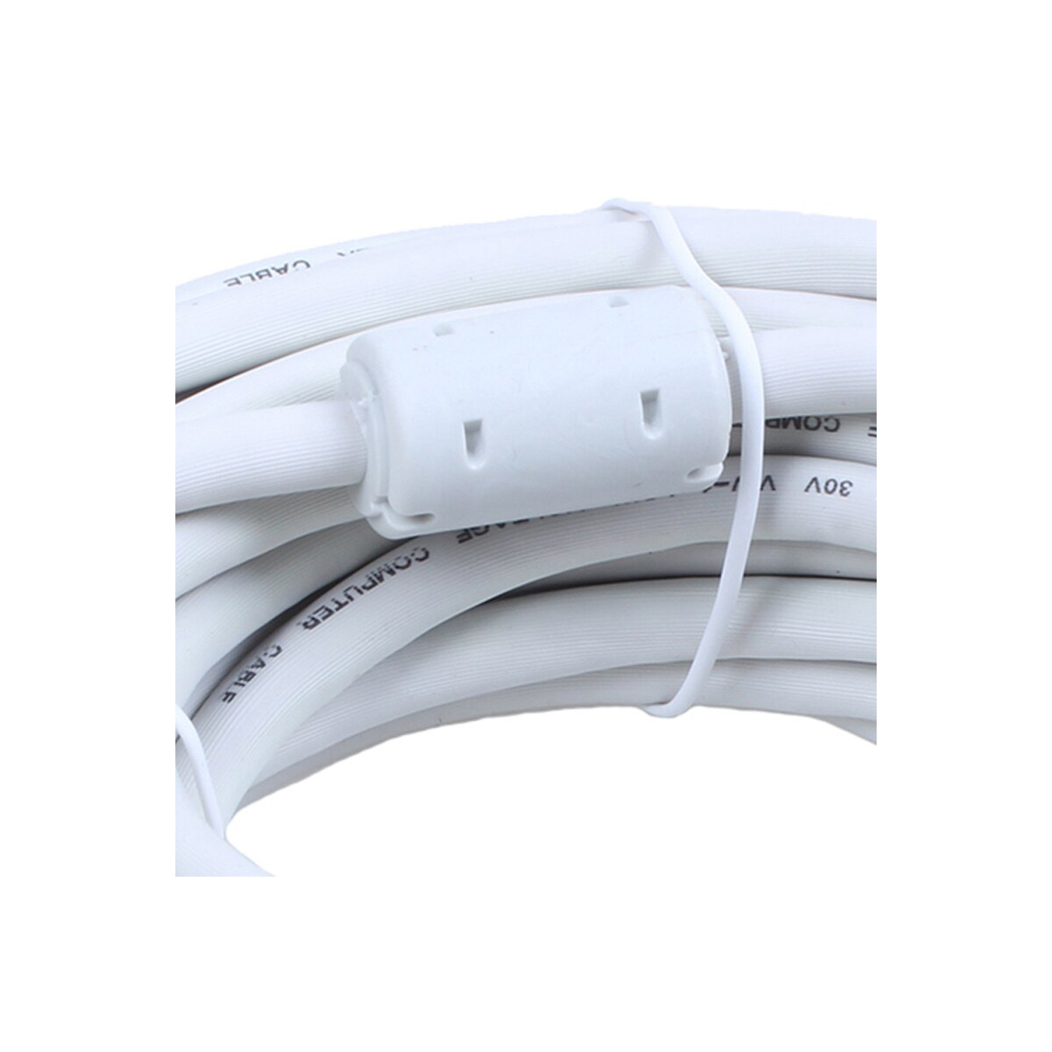 axGear 130 ft VGA à VGA mâle à mâle câble M-M 15 broches SVGA moniteur LCD LED WIRE 40M