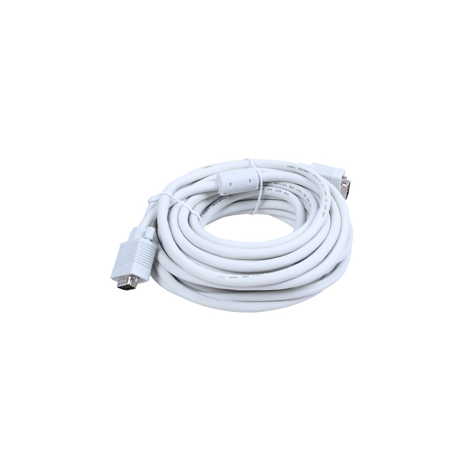 axGear 80 Ft VGA to VGA Male to Male Cable M-M 15pin SVGA Monitor LCD LED WIRE 25M