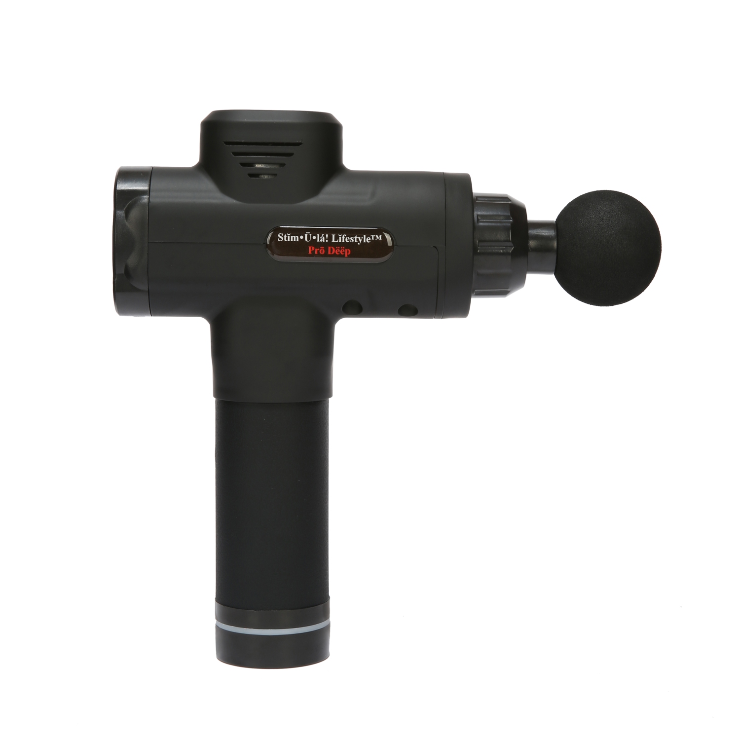Pistolet de massage musculaire Thérapie des tissus profonds Lifestyle Pro Deep Electric Portable Electric Professional de Stimula - Noir