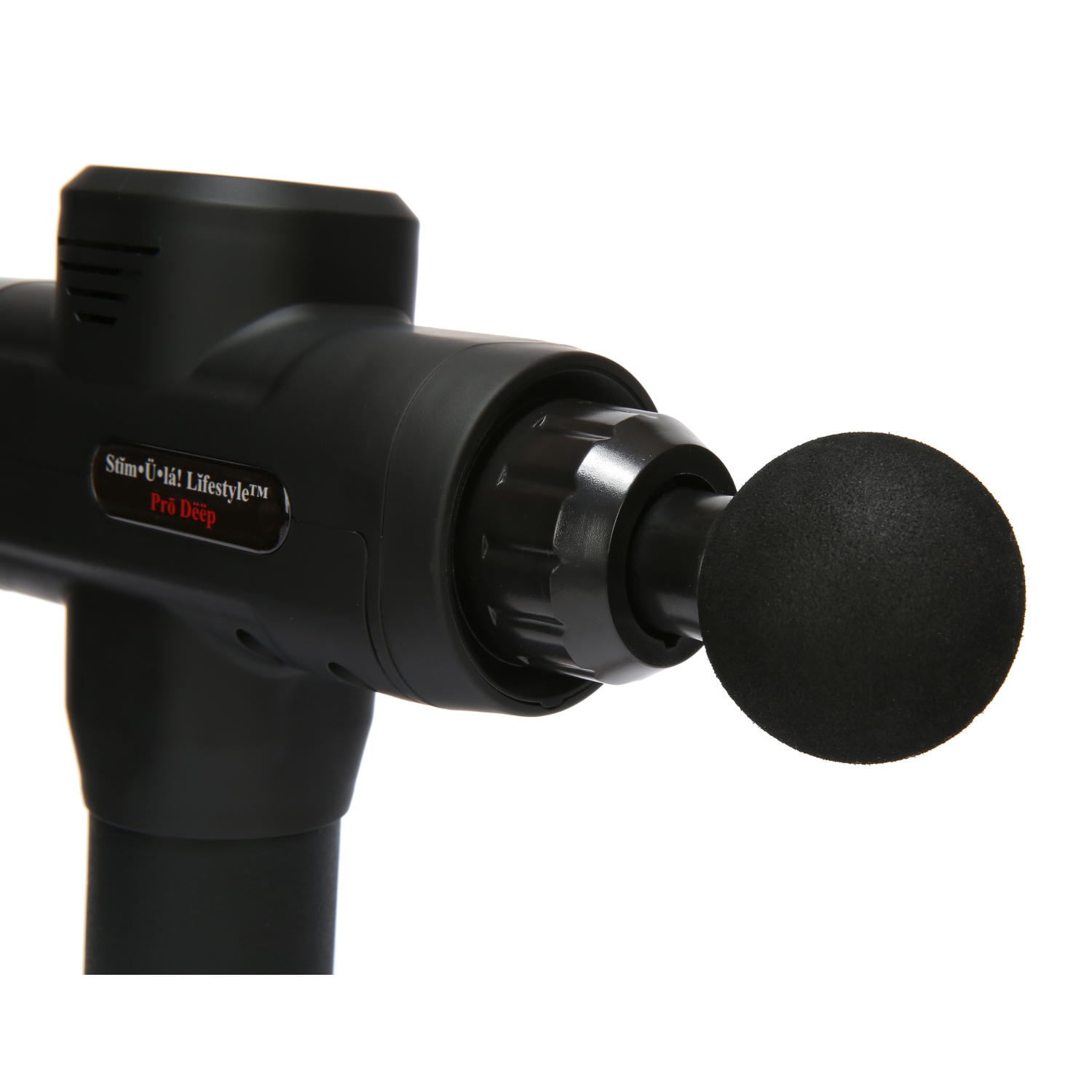 Pistolet de massage musculaire Thérapie des tissus profonds Lifestyle Pro Deep Electric Portable Electric Professional de Stimula - Noir