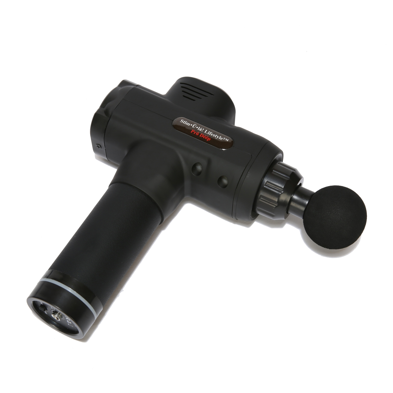 Pistolet de massage musculaire Thérapie des tissus profonds Lifestyle Pro Deep Electric Portable Electric Professional de Stimula - Noir