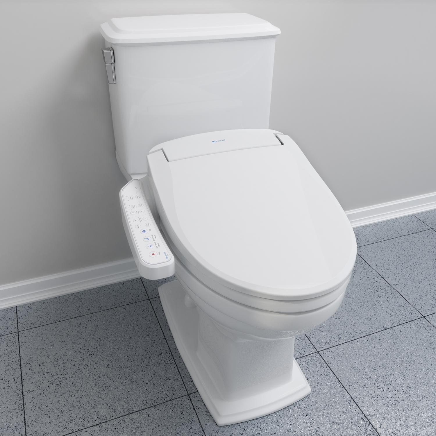 Brondell Swash SE400 Advanced Bidet Seat, Elongated White - FREE SHIPPING