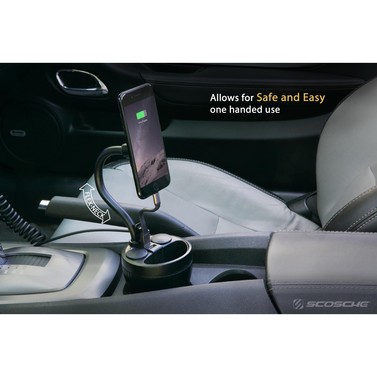 Scosche MAGICMOUNT CUP MOUNT POWER HUB FOR MOBILE DEVICES