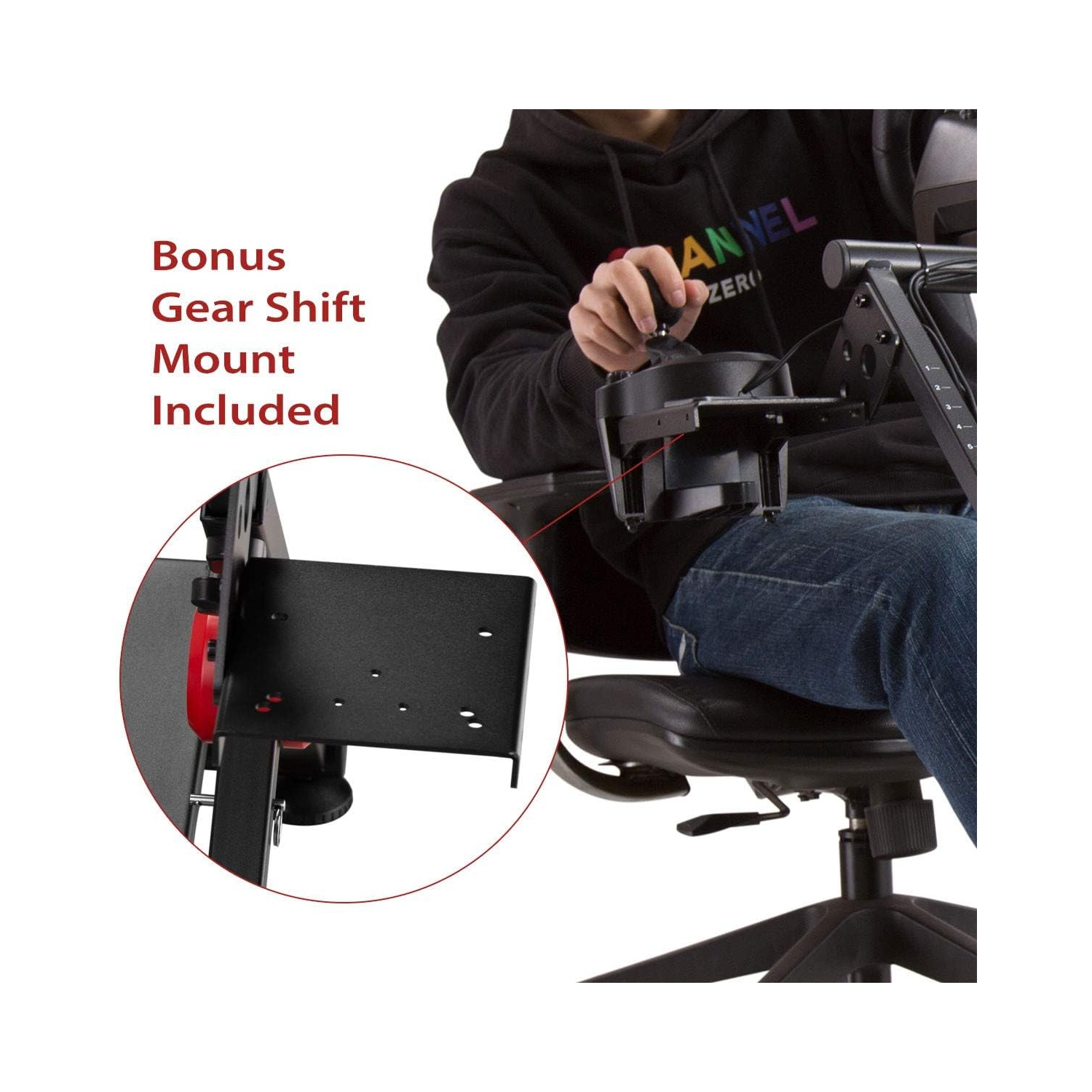 Support de volant de course pliable à hauteur réglable RC-GTF1/SWS-04 de Boost Industries pour joueurs