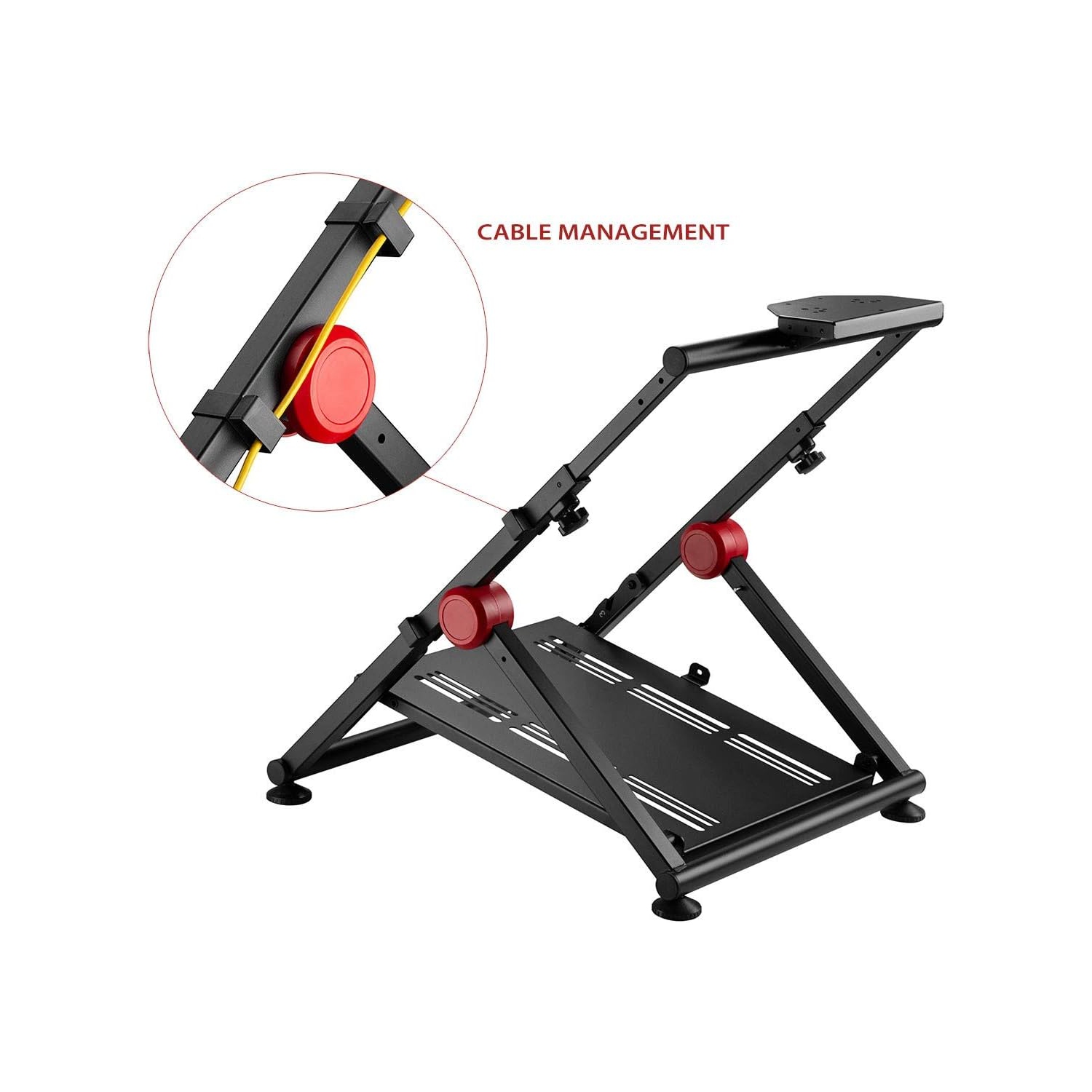 Support de volant de course pliable à hauteur réglable RC-GTF1/SWS-04 de Boost Industries pour joueurs