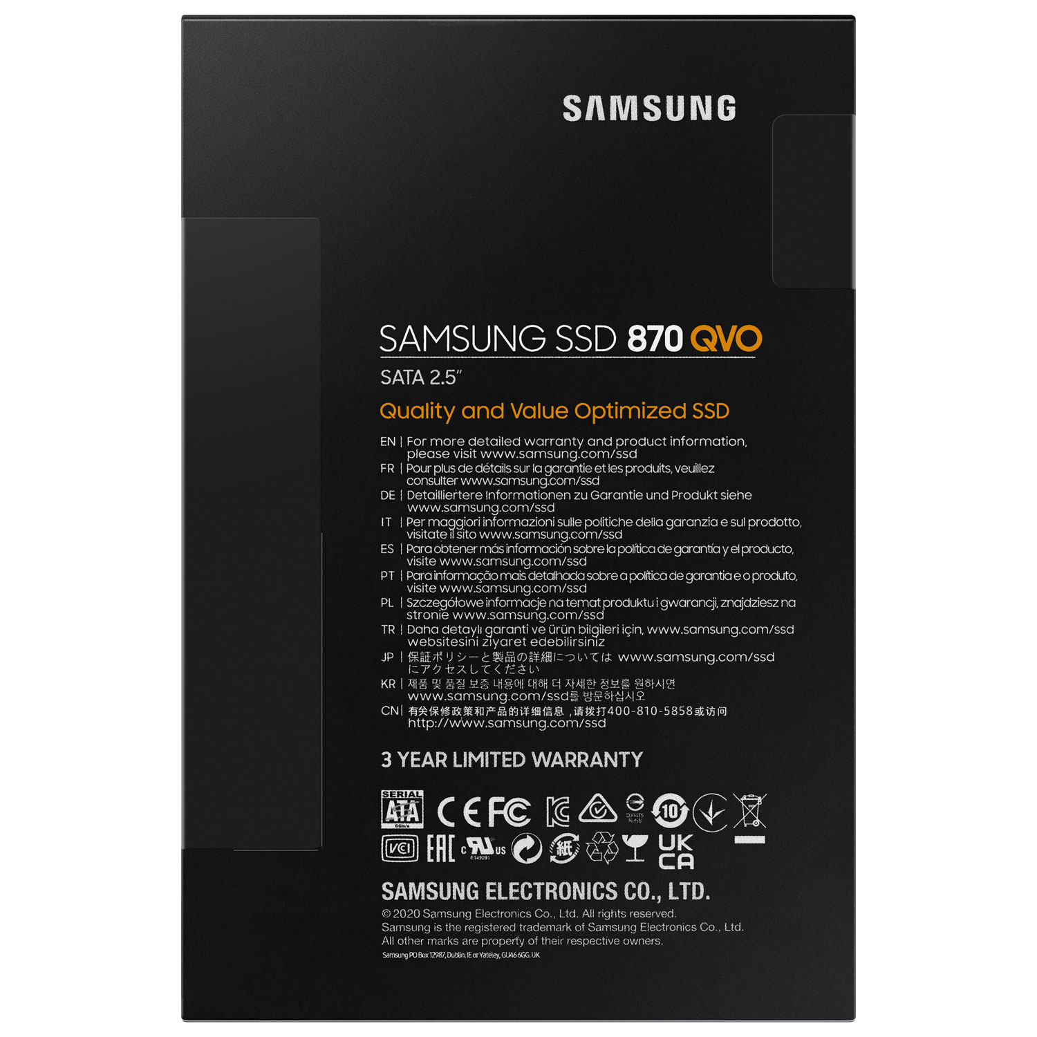 Samsung 870 QVO 8TB SATA III Internal Solid State Drive (MZ