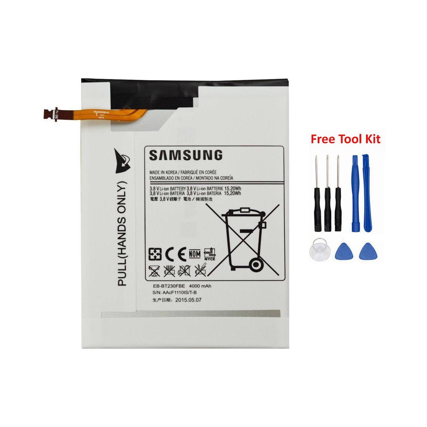 Original Samsung Galaxy Tab 4 7.0 battery EB-BT230FBU 4000 mAh for SM-T230NU