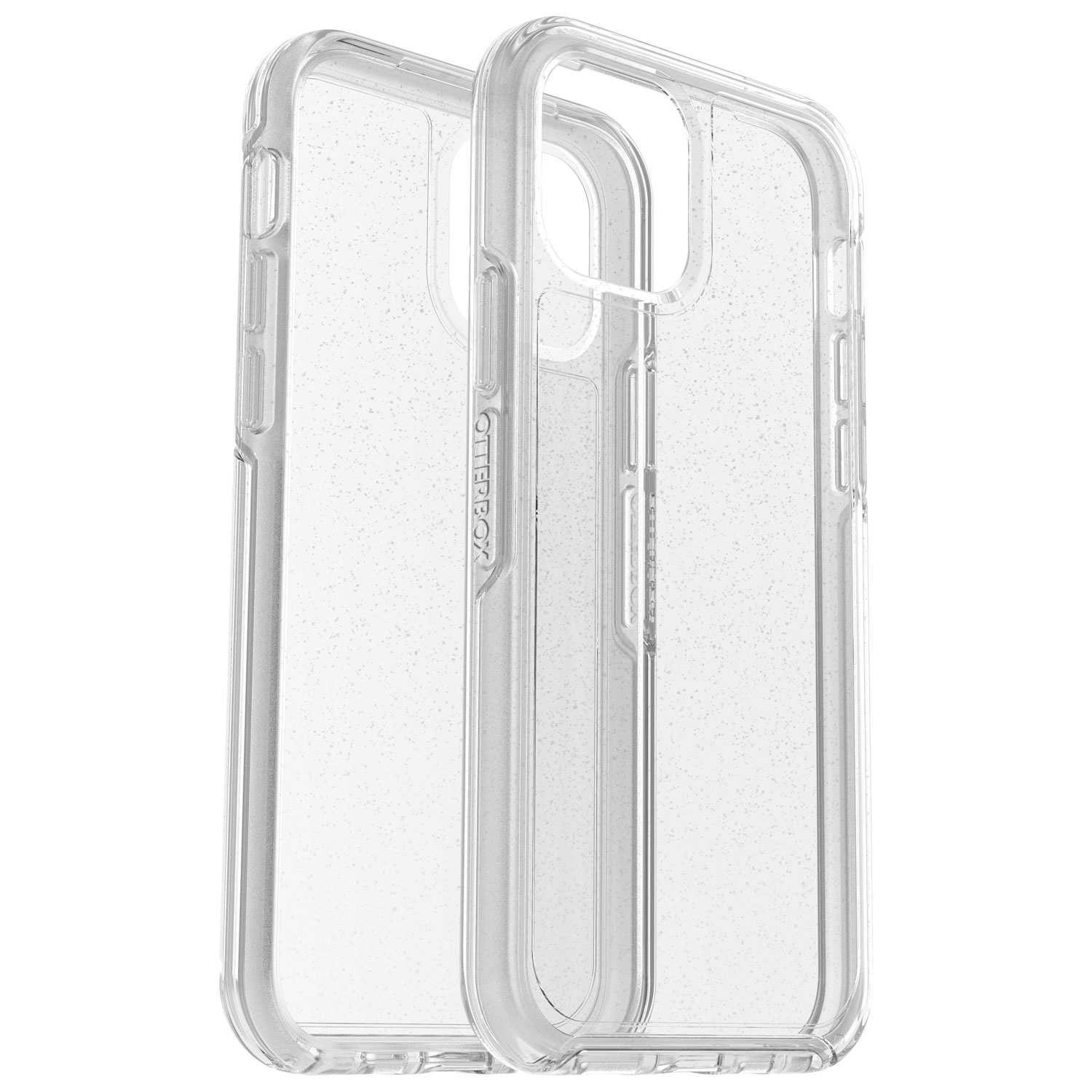 Étui rigide ajusté Symmetry d'OtterBox pour iPhone 12/12 Pro - Flocon argenté