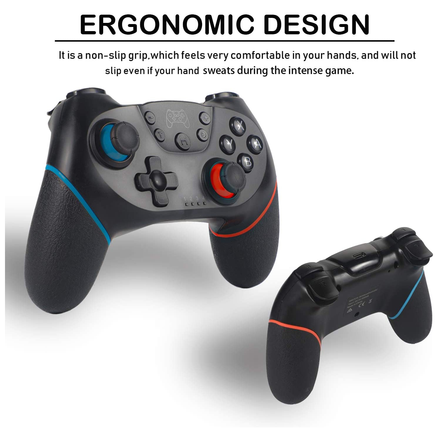 Wireless Switch Pro Controller Gamepad Joypad Remote Switch Controller Joystick for Nintendo Switch Console and PC,Support Gyro Axis Turbo and Dual