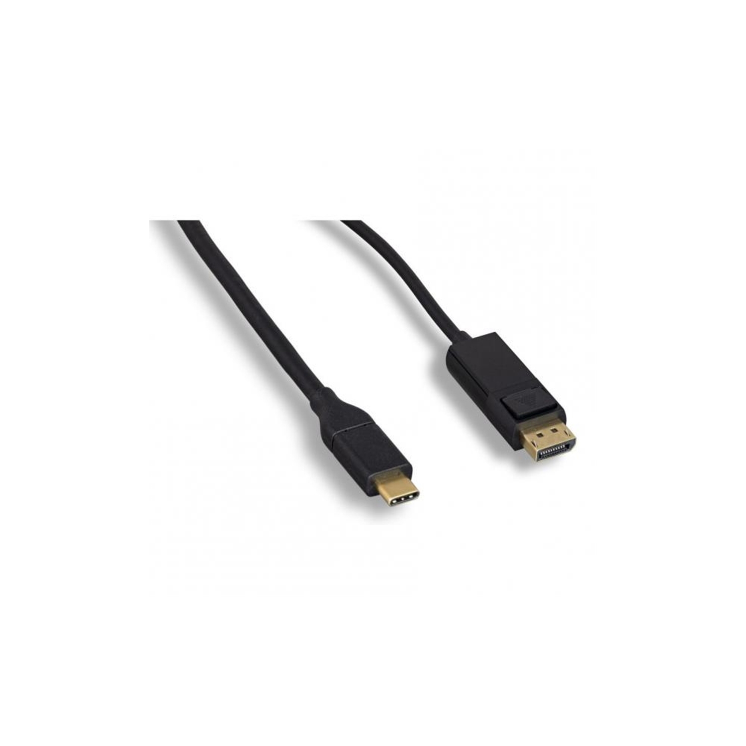 TechCraft USB 3.1 Type C to DisplayPort Cable, 3 Foot Length, Black