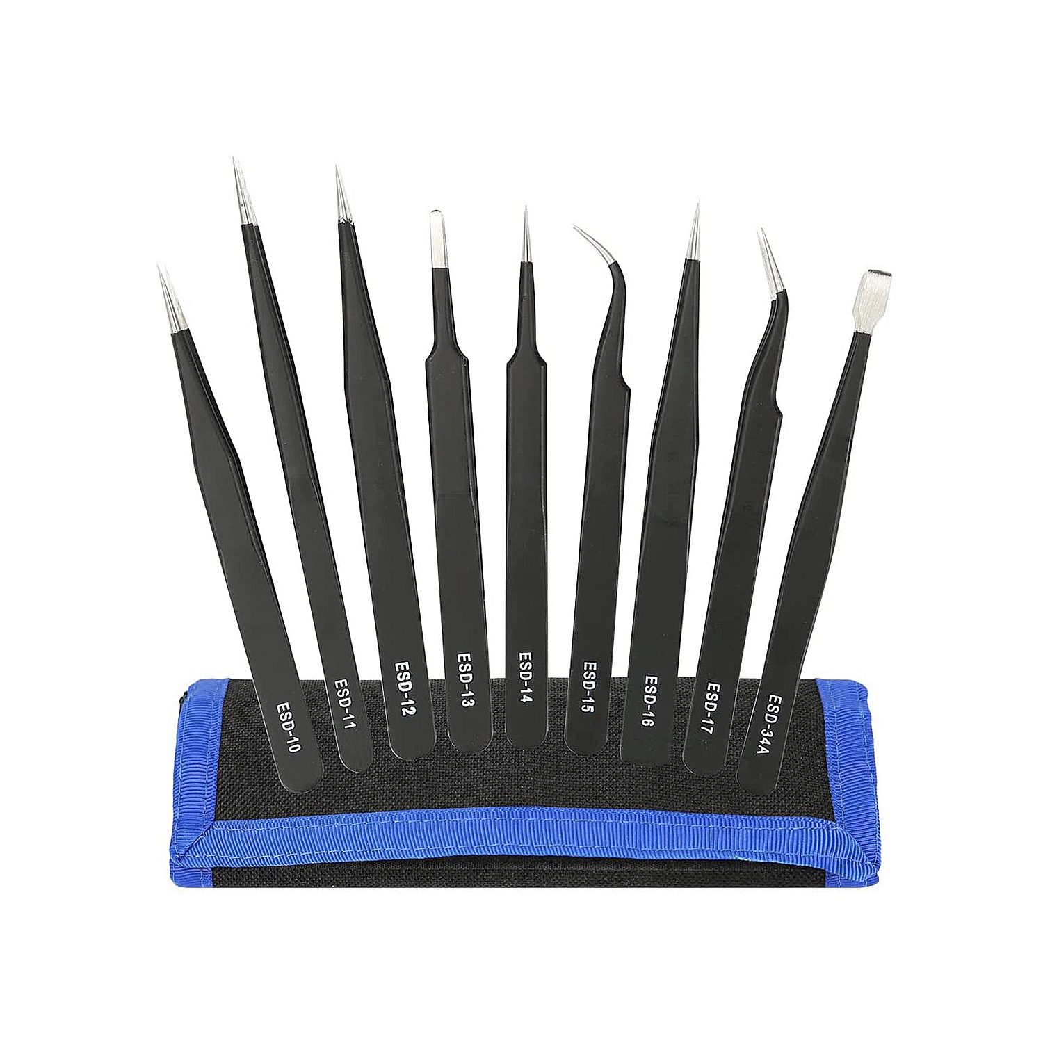 ESD 11/ESD 15 Pince à épiler De Précision Antistatique à