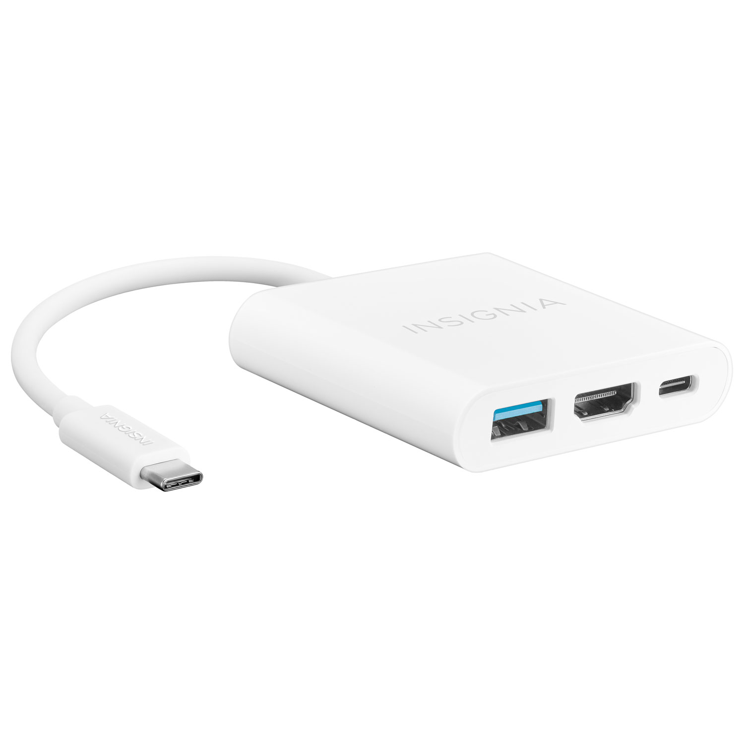 Insignia USB-C Multiport Adapter - HDMI 4K, USB 3.0, 60W Charging