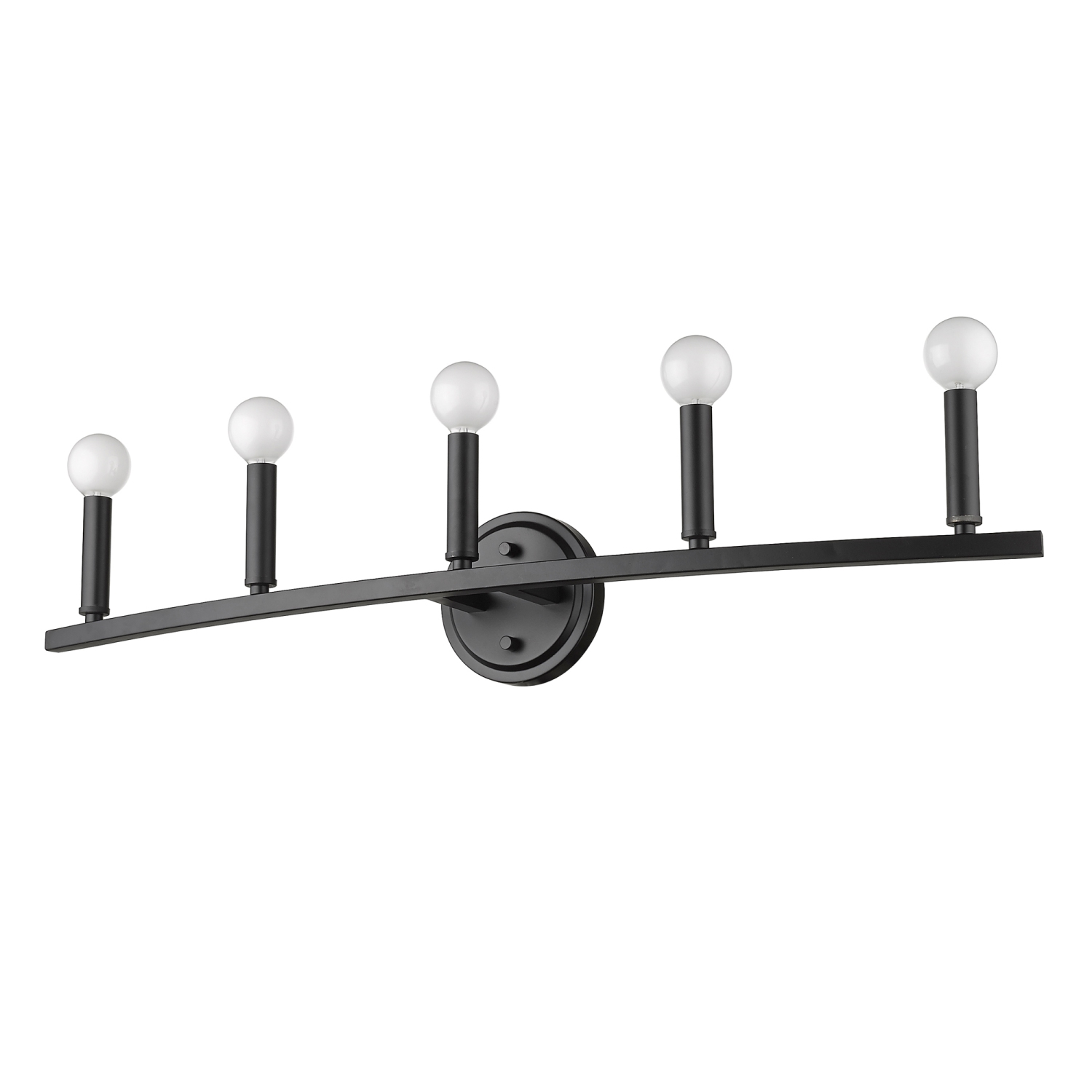 Sawyer 4-Light Matte Black Vanity