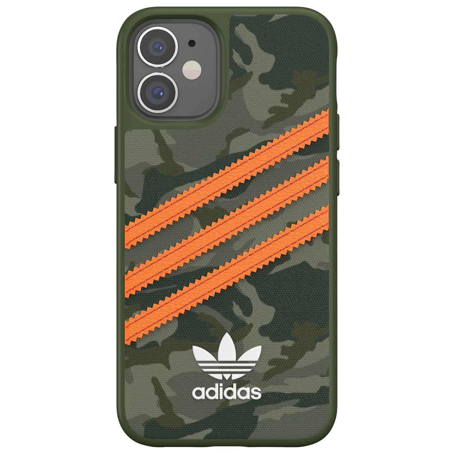 Adidas Samba Fitted Hard Shell Case For Iphone 12 Mini Camo Orange Best Buy Canada