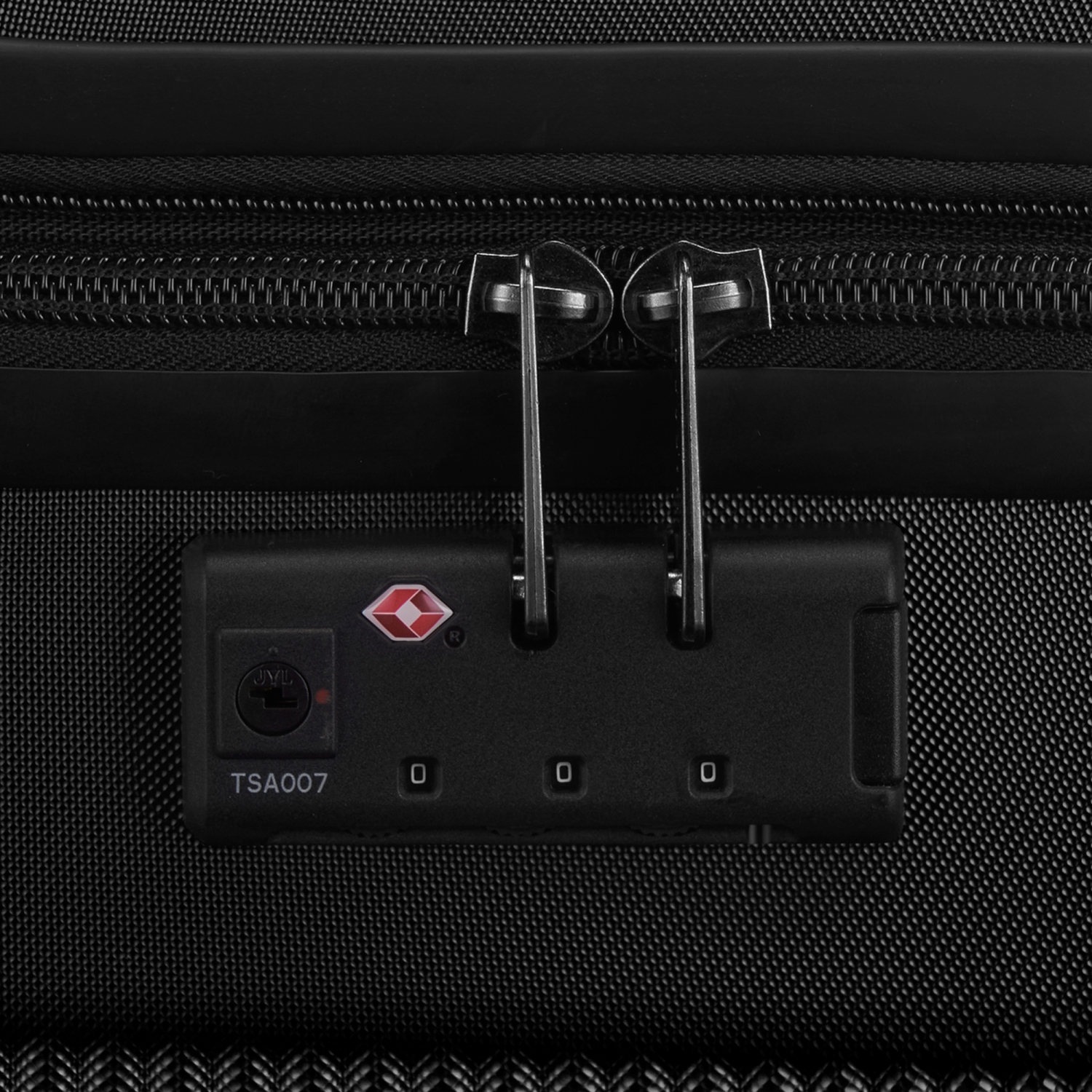 Bagage de cabine rigide Bruxelles de Bugatti avec verrou approuvé par la TSA - Noir