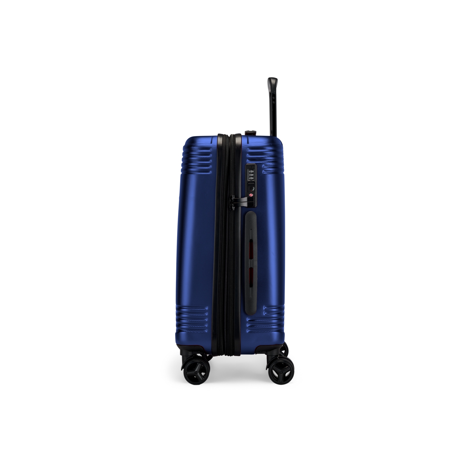 Bugatti - Nashville Hardside Carry-On Luggage with TSA Lock - Navy