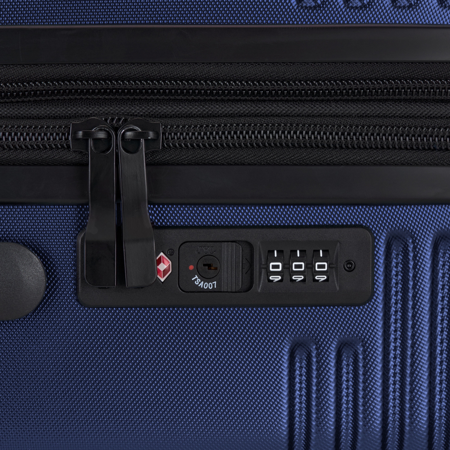 Bugatti - Nashville Hardside Large Luggage with TSA Lock - Navy