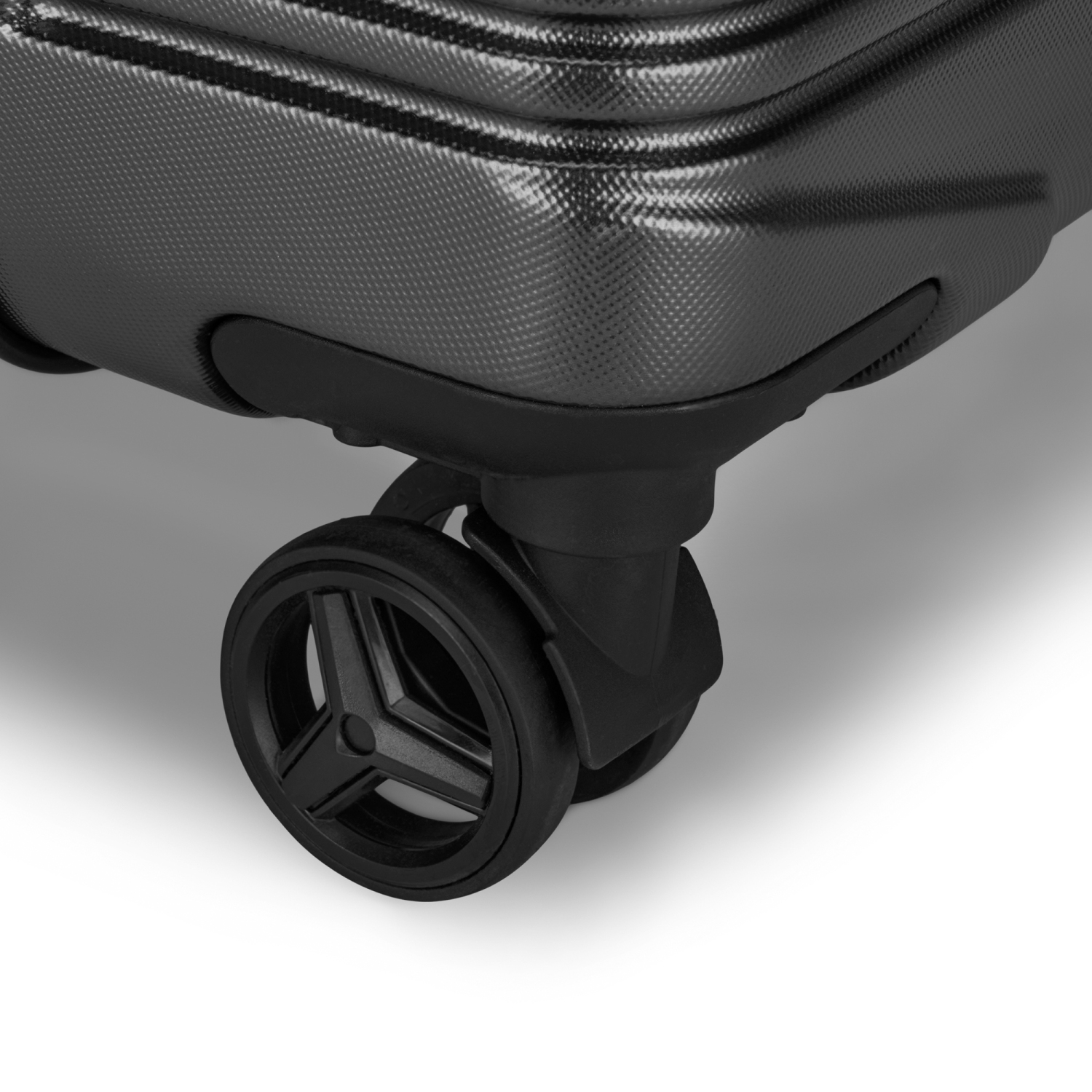 Bugatti - Nashville Hardside Carry-on with TSA Lock - Charcoal