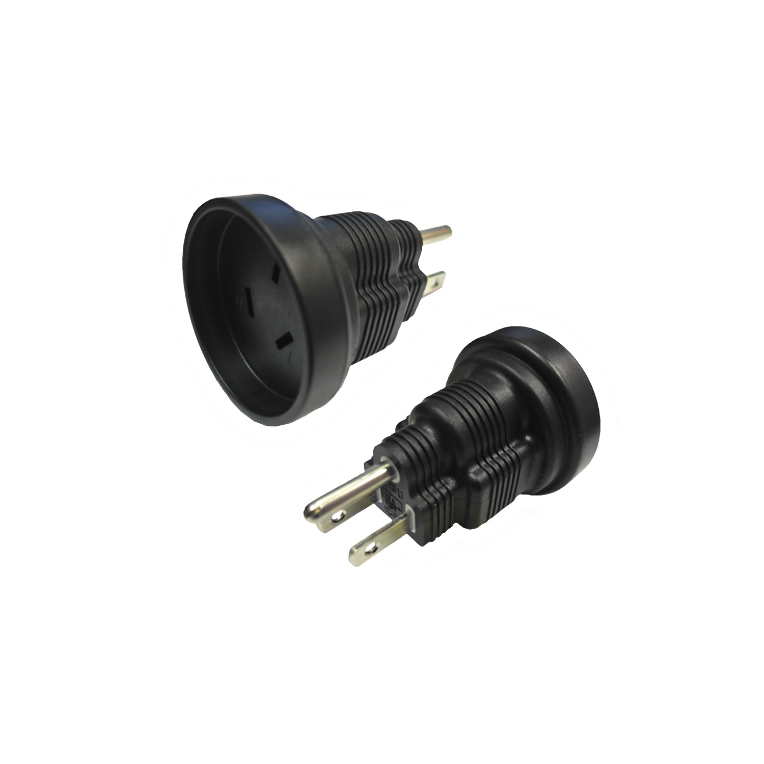 Hyfai Australia AS3112 Female Receptacle to 5-15P Male Plug Power Cord Converter Adapter 2PK