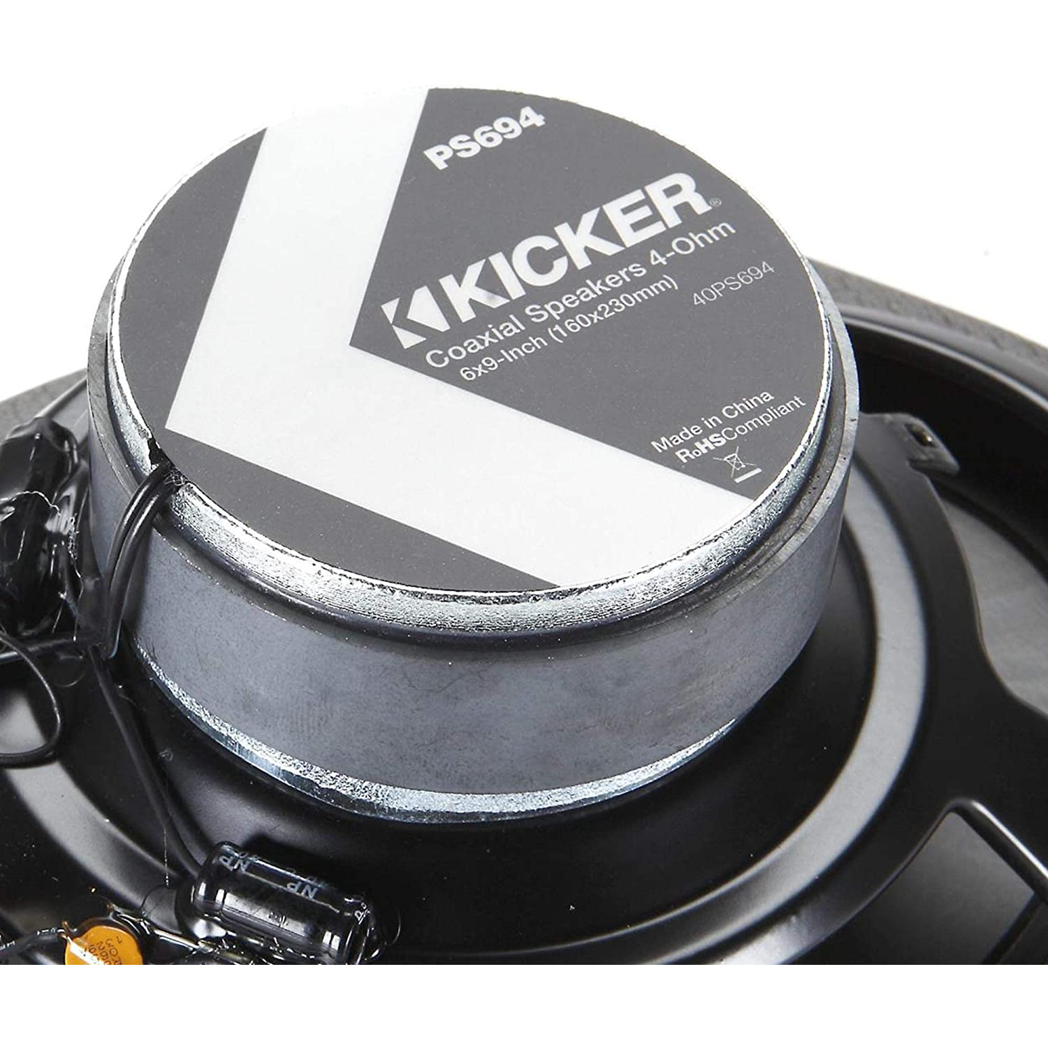 Kicker PS694 6"x 9" 2-Way PS Series 4 Ohm Coaxial Power Sports Speakers
