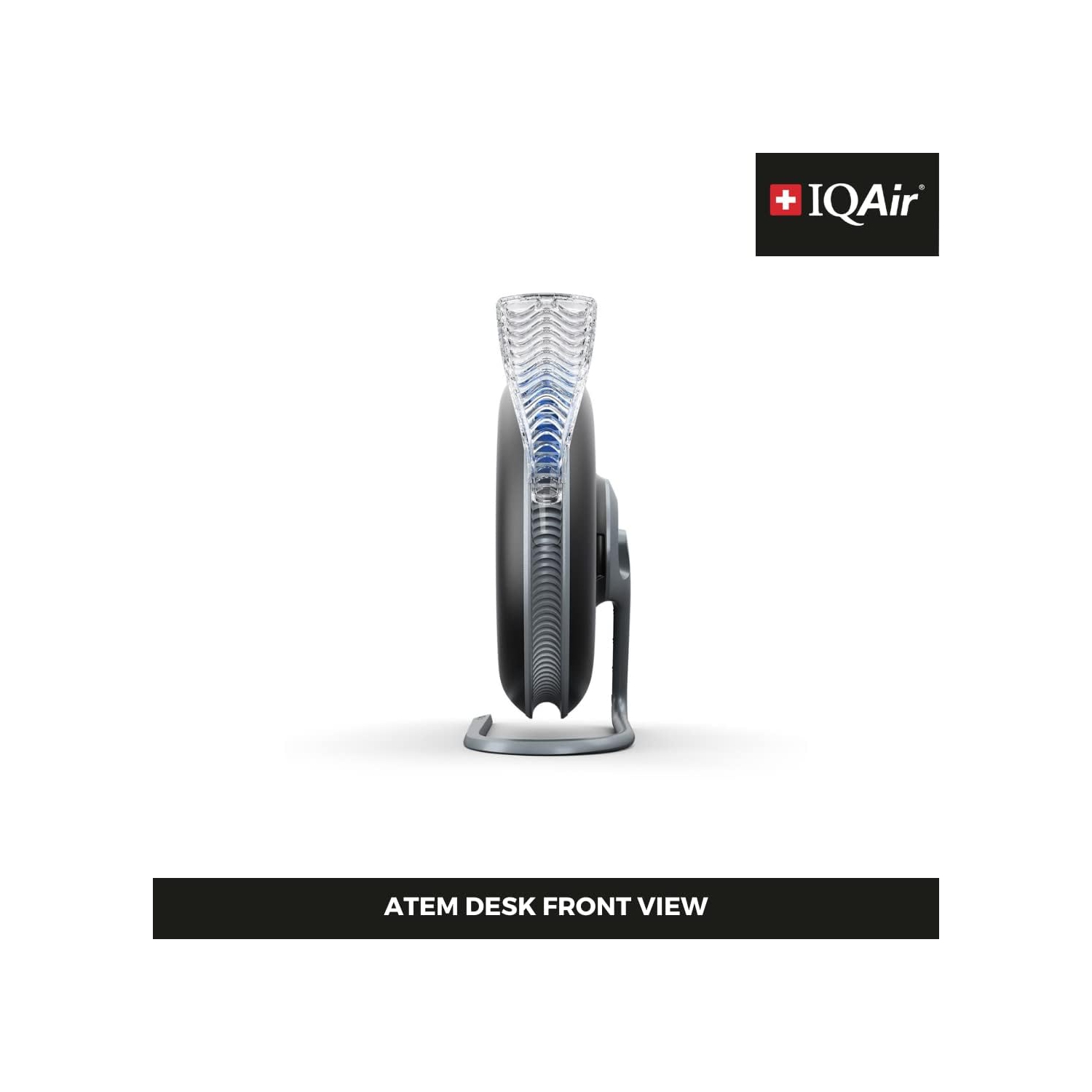 IQAir Atem Desk Personal HEPA Air Purifier for Allergies, Pet Dander, Asthma, Pollen, and Dust, up to 150 sq.ft. Coverage, Perfect for Desk, Office