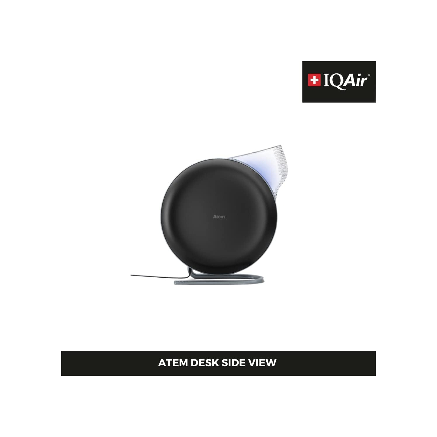 IQAir Atem Desk Personal HEPA Air Purifier for Allergies, Pet Dander, Asthma, Pollen, and Dust, up to 150 sq.ft. Coverage, Perfect for Desk, Office