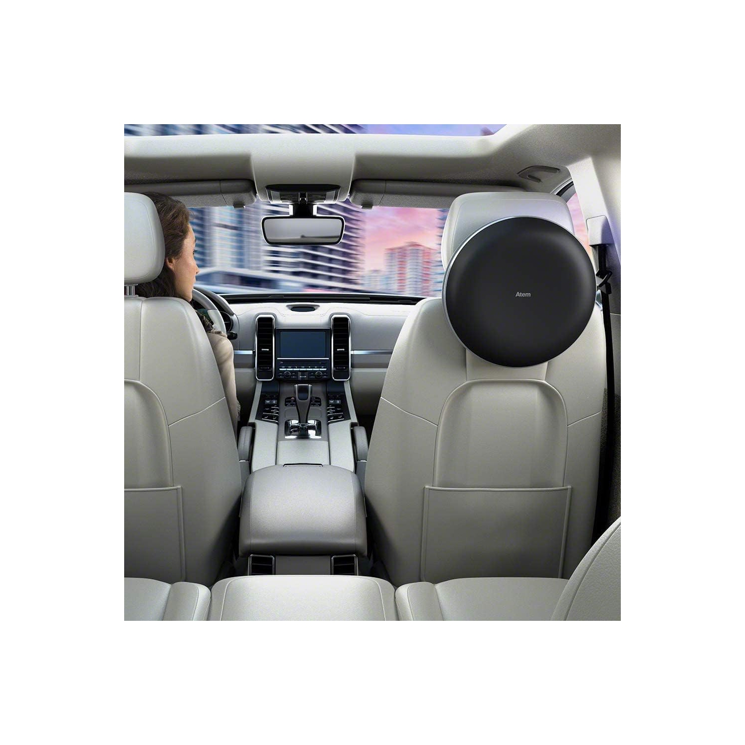 IQAir Atem Series Car Kit Converts Desk Air Purifier to Car Air Purifier, Includes Car Mount, Belt Buckel, and Car Power Adaptor
