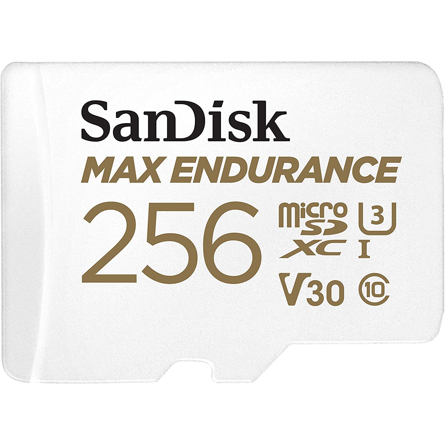 SanDisk MAX Endurance 256GB Micro SD Card with Adapter SDSQQVR-256G for Dash Cam and Video Monitoring System