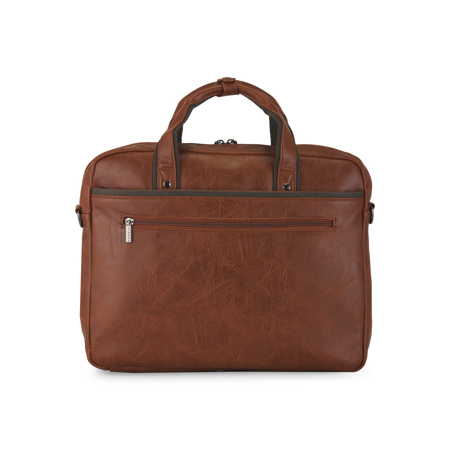 Bugatti Valentino - Briefcase - Cognac