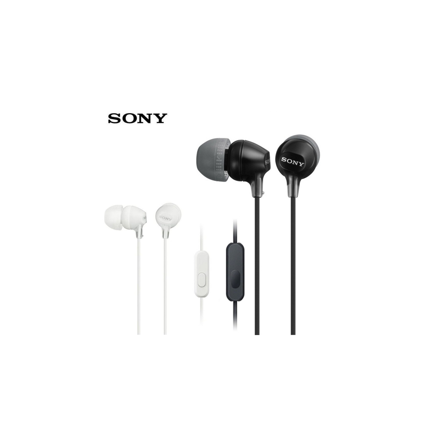 Sony MDREX15AP/B In-Ear Headphones With Microphone Black (FREE SHIPPING)