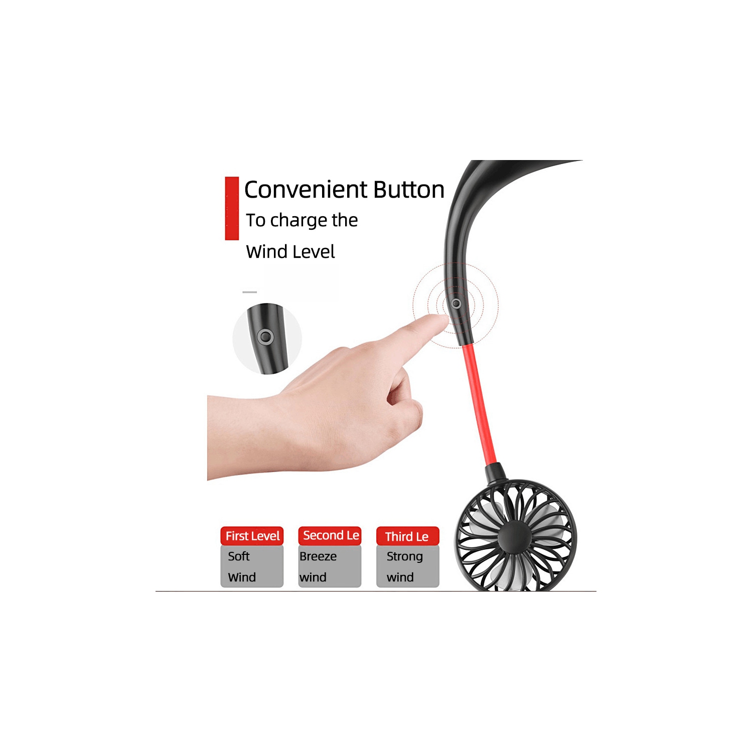 Mini-serre-nuque portative USB ventilateur/pile rechargeable petit ventilateur de bureau refroidisseur d’air portatif