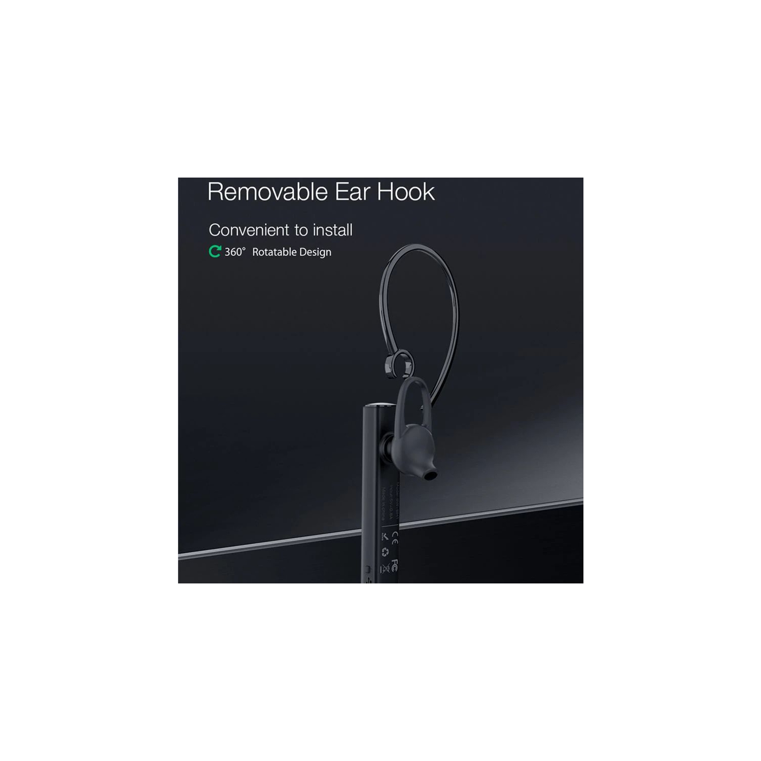 Écouteurs sans fil bluetooth BW-BH1 de BlitzWolf, Mini Light Smart Touch HD Calls/suppression du bruit/écouteurs bouton