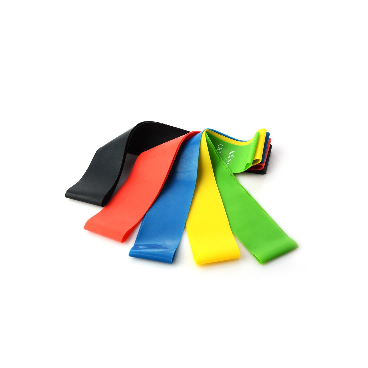 Les 5 niveaux de résistance pour yoga Loop d’axGear pour bande d’exercice jambe semi-évasée CrossFit Fitness