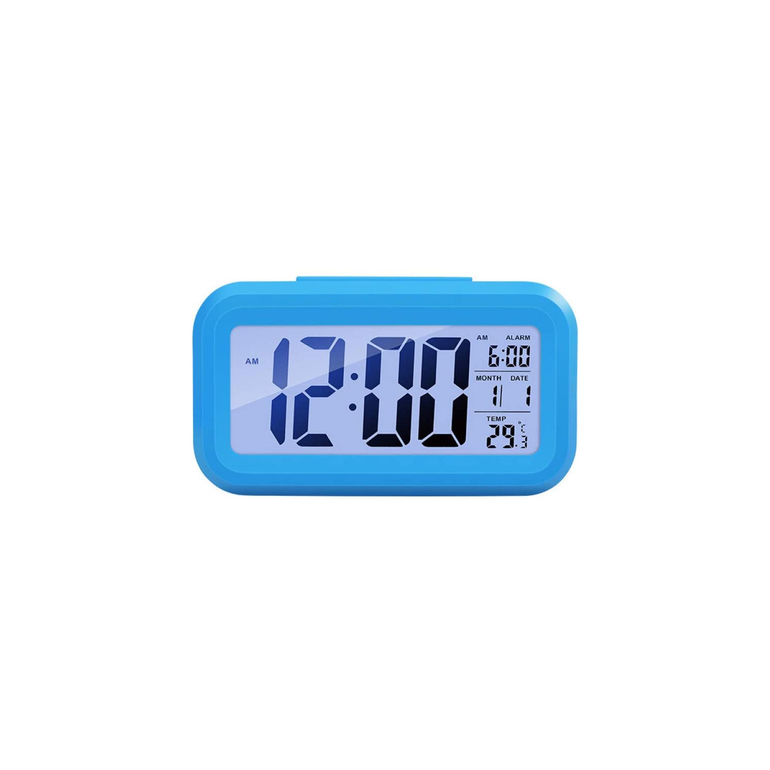 AxGear – réveil-matin numérique, rétroéclairage, rappel de température, affichage ACL à piles