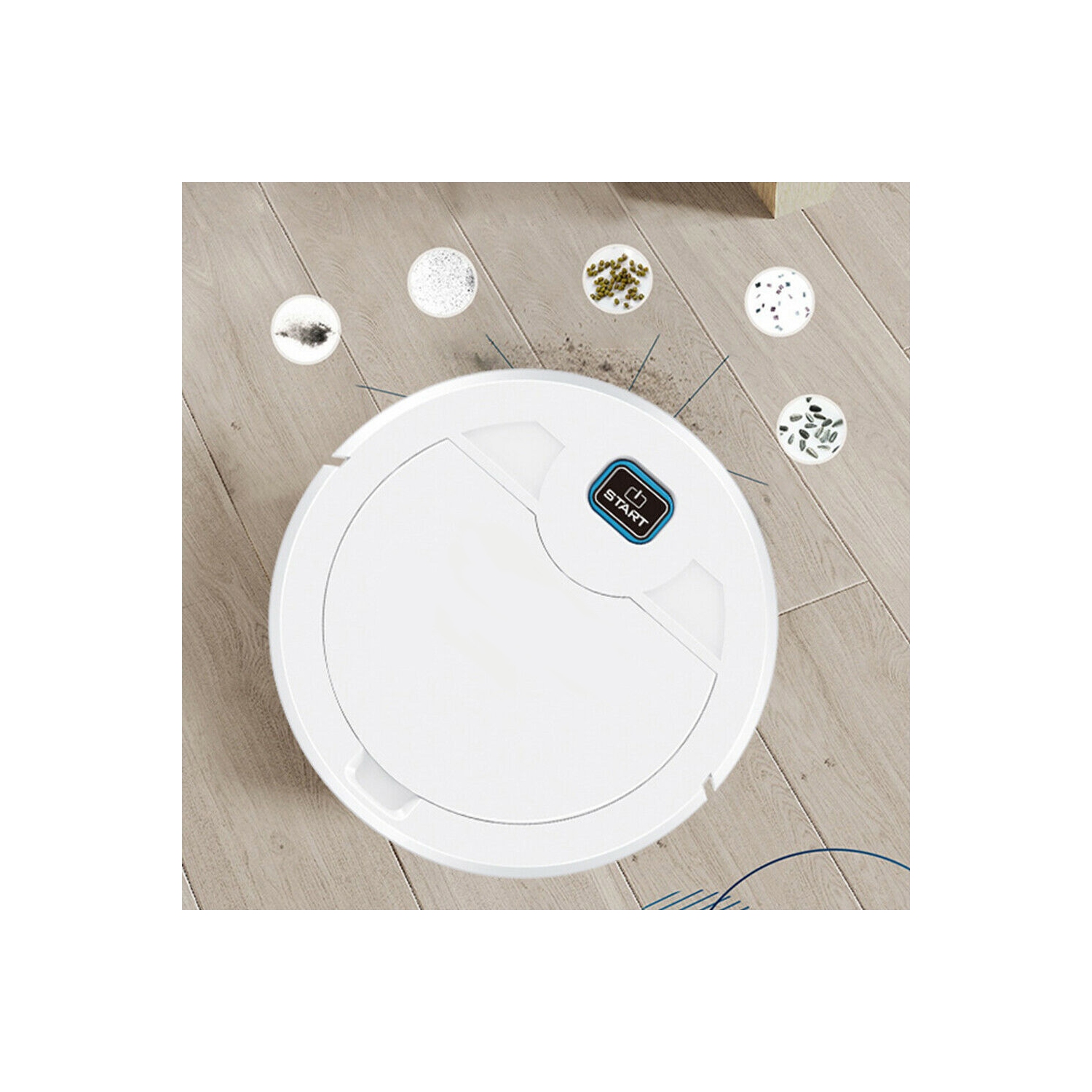 Aspirateur robot rechargeable avec système d’aspiration automatique d’axGear Home