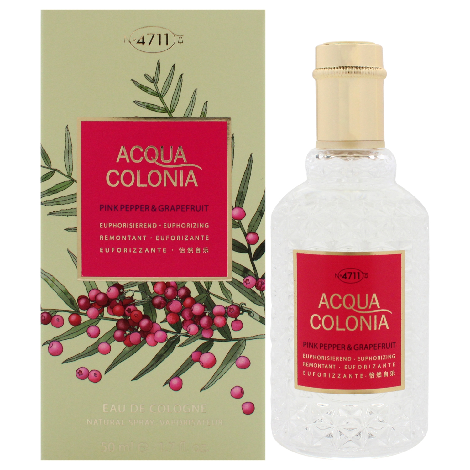 Acqua Colonia Pink Pepper & Grapefruit Eau De Cologne Spray -50ml/1.7oz