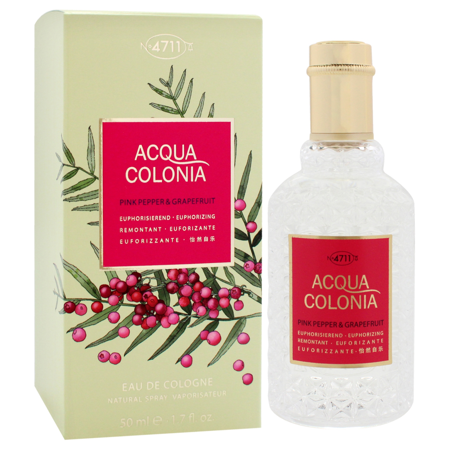 Acqua Colonia Pink Pepper & Grapefruit Eau De Cologne Spray -50ml/1.7oz