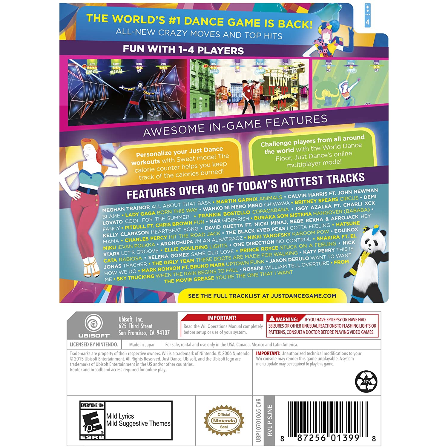 Just Dance 2016 [Nintendo Wii]