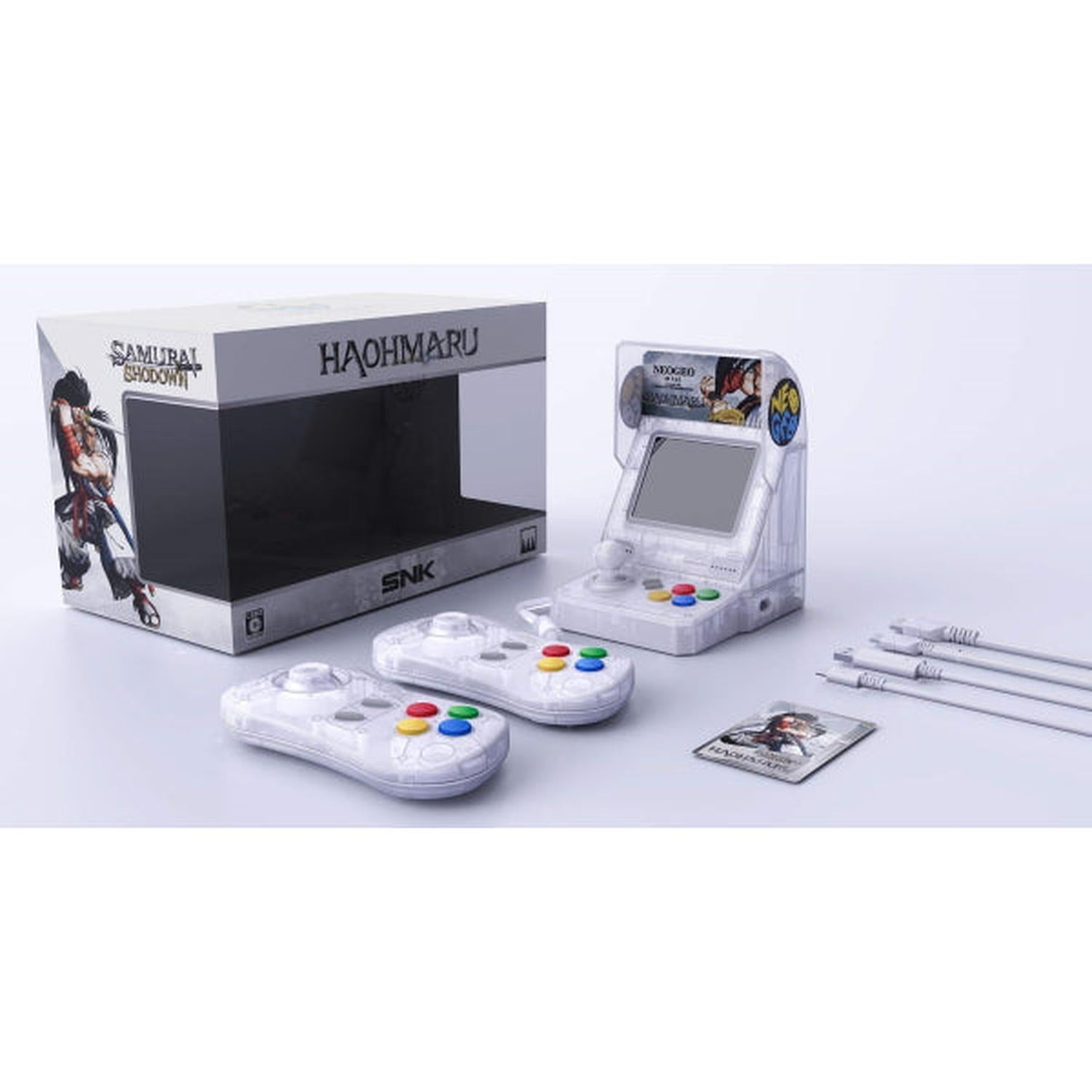 Console miniature SNK NEOGEO Samurai Shodown édition limitée - Blanc Haohmaru [Système rétro]