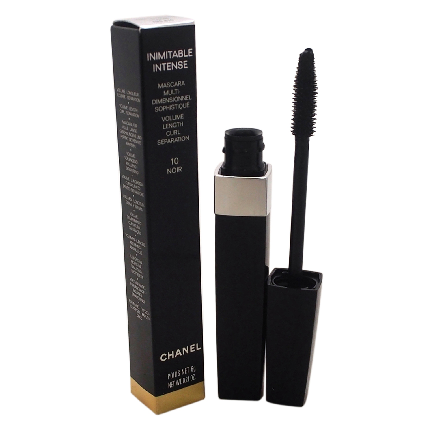 Inimitable Intense Mascara - 10 Noir by Chanel for Women - 0.21 oz Mascara