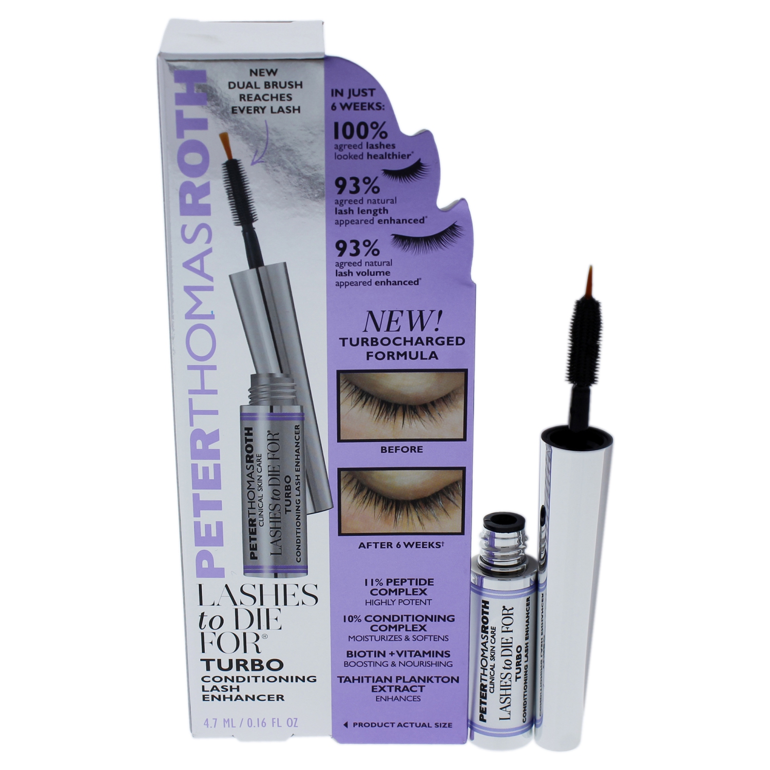 Lashes To Die for Turbo Conditioning Lash Enhancer by Peter Thomas Roth for Women - 0.16 oz Treatment