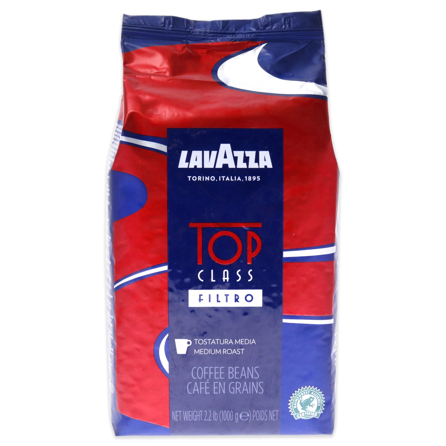 Top Class Filtro Medium Roast Coffee Beans by Lavazza for - 35.2 oz Coffee