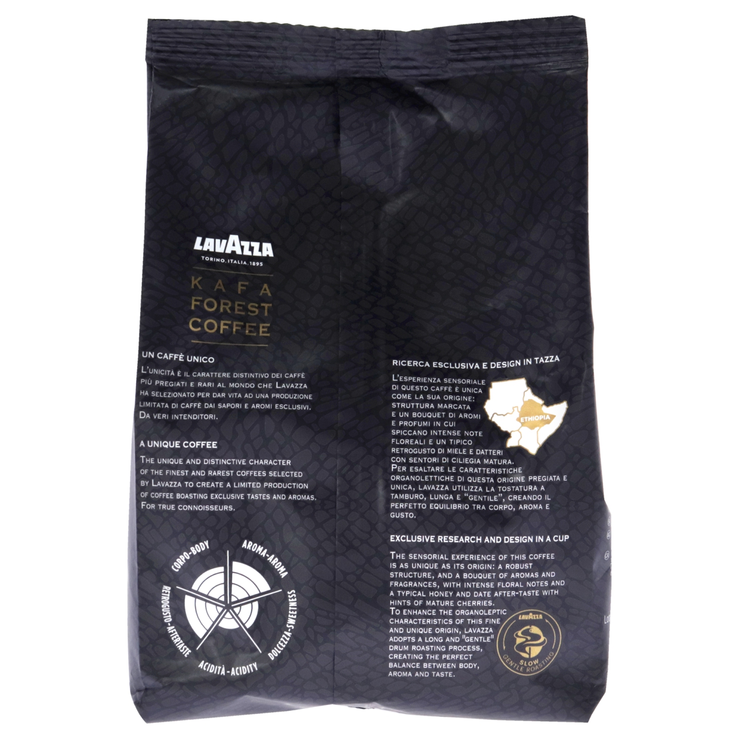 Kafa Forest Roast Whole Bean Coffee by Lavazza for - 17.6 oz Coffee