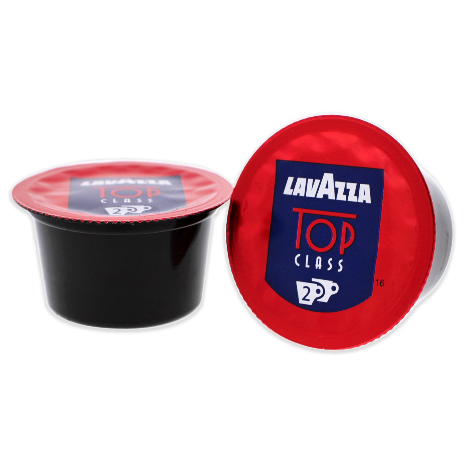 Blue Top Class 2 Roast Ground Coffee Pods by Lavazza for - 100 Pods Coffee