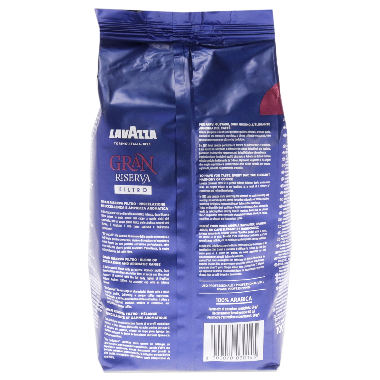Gran Riserva Filtro Dark Roast Coffee Bean by Lavazza for - 35.2 oz Coffee