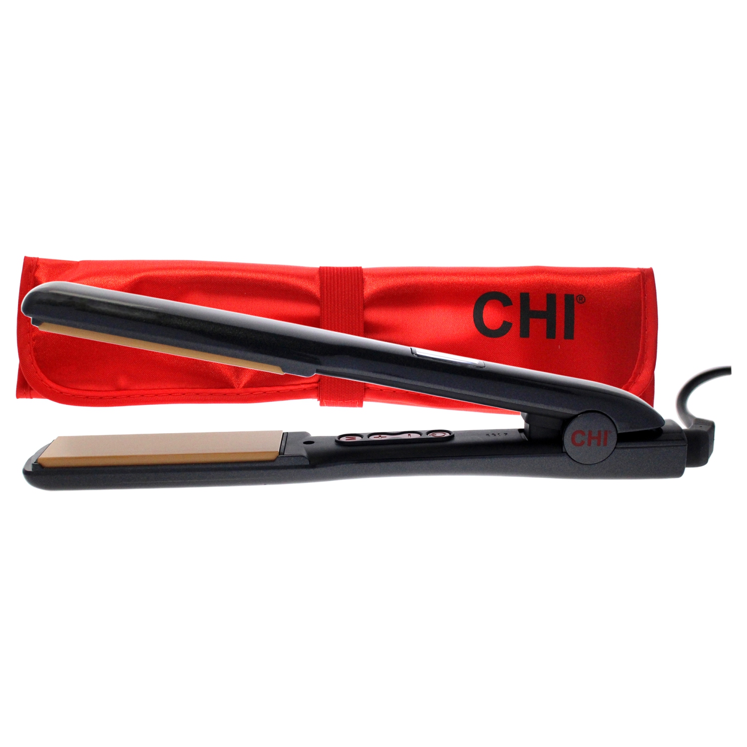 G2 Ceramic and Titanium Infused Hairstyling Flat Iron GF7057 - Black by CHI for Unisex - 1.25 Inch Flat Iron
