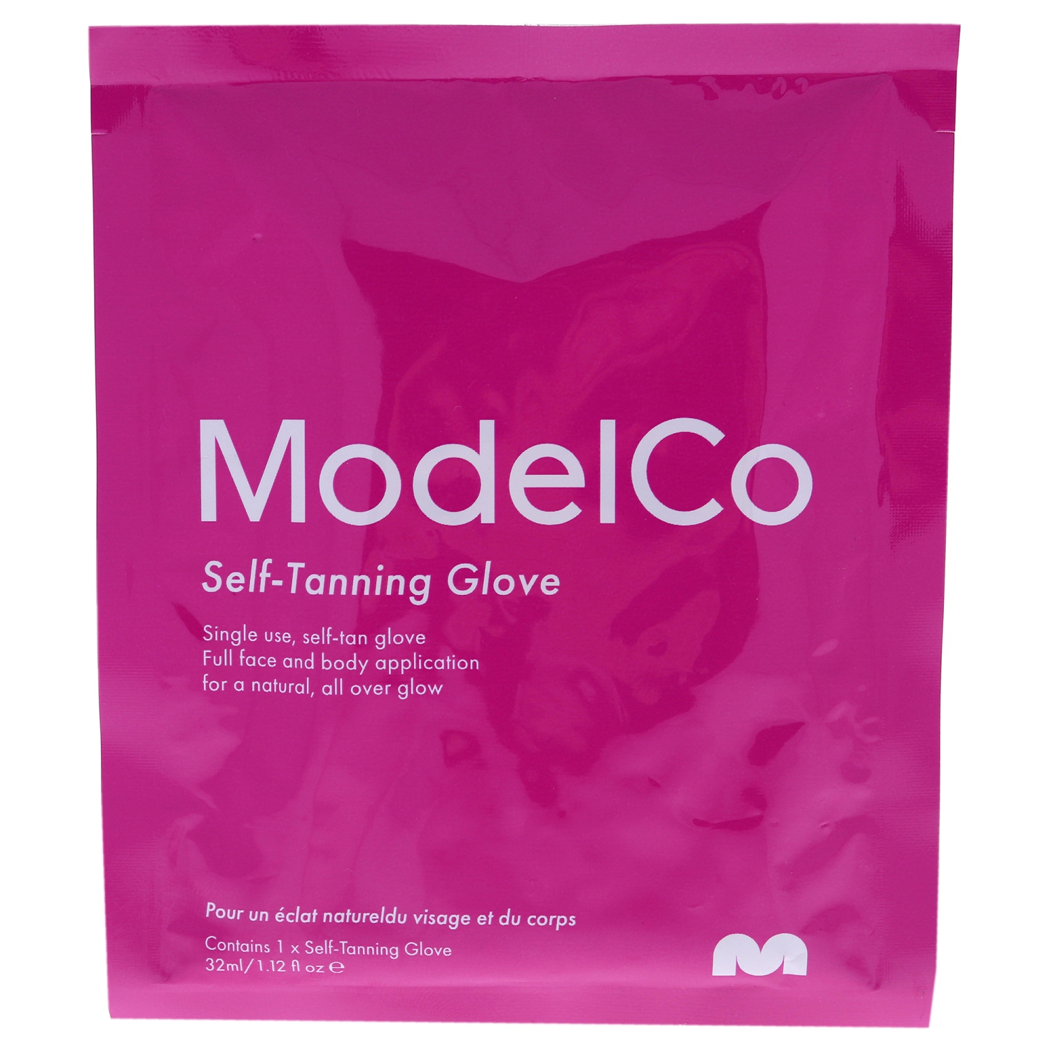 model co self tanning glove